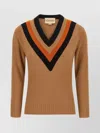 Valentino Garavani Wool Sweater Sweaters And Cardigans Beige In Multi