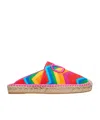 Valentino Vlogo Espadrilles In Multicolor/pink