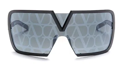 VALENTINO GARAVANI V-ROMASK - BLACK IRON GLASSES