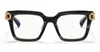 VALENTINO GARAVANI V-SIDE - BLACK SWIRL / LIGHT GOLD GLASSES