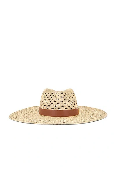 【Valentino】V SIGNATURE LARGE BRIM HAT◆4W2HEA34IQP Valentino Garavani V Signature Large Brim Hat In Avana