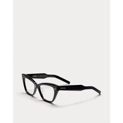 Valentino Garavani Valentino V-tale Demo Cat Eye Ladies Eyeglasses Vlx-140 A 53 In Black