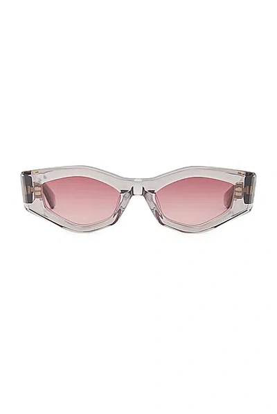 Valentino Eyewear Rectangular Frame Sunglasses In Grey