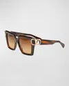 Valentino Sunglasses Vls-107 In Brn - Gld