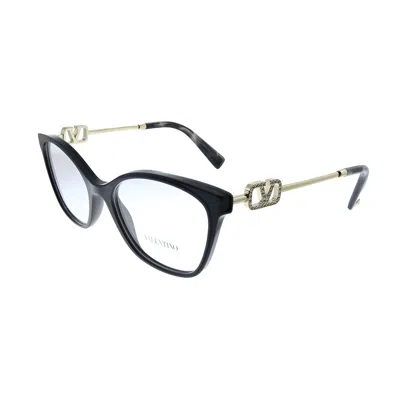 Valentino Garavani Va 3050 5001 52mm Womens Butterfly Eyeglasses 52mm In Black