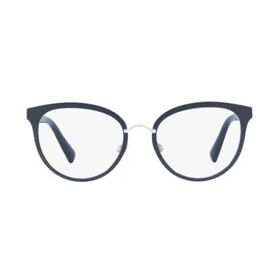 Valentino Garavani Valentino Va10043010 Browline Full Rim Eyeglasses In Black
