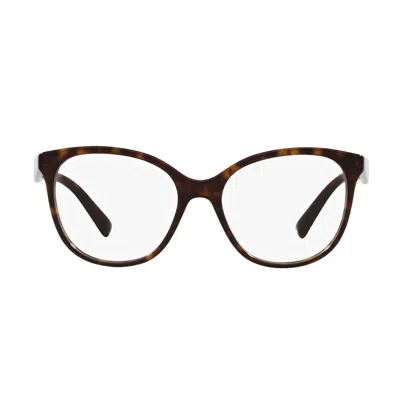 Valentino Garavani Valentino Va30145196 Square Full Rim Tortoiseshell Eyeglasses In Multi