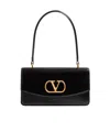 Valentino Vain Bag With Handle In Leather In Black
