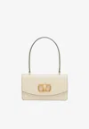 Valentino 'vain' Shoulder Bag Adjustable Strap In White