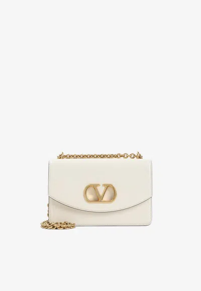 VALENTINO GARAVANI VAIN CALF LEATHER SHOULDER BAG