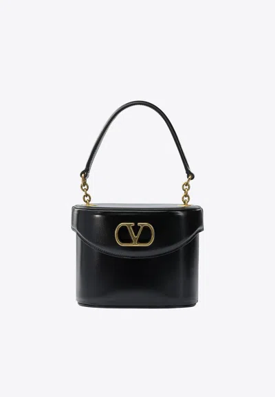 VALENTINO GARAVANI VAIN CALF LEATHER VANITY BAG