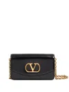 Valentino Small Clutch Gold-tone Hardware In Black