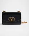 Valentino Vain Leather Shoulder Bag In Nero