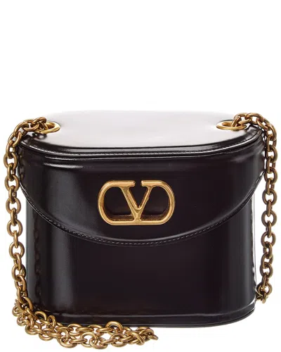 Valentino Garavani Valentino Vain Leather Cosmetic Case In Black