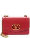 Valentino Vain Small Leather Shoulder Bag In Red