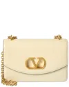 Valentino Vain Small Leather Shoulder Bag In White