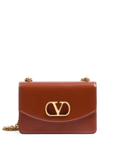 Valentino Garavani Small Garavani Vain Shoulder Bag In Scarlet