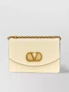 Valentino Womens Vain Small Chain-strap Leather Shoulder Bag Butter White