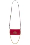 Valentino Crossbody Bags With Gold-tone Hardware And Chain Strap