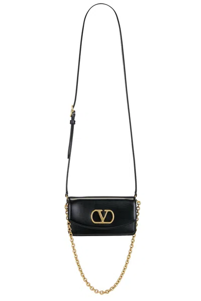 Valentino Garavani Vain Small Clutch In Black