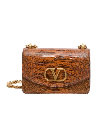 VALENTINO GARAVANI VALENTINO GARAVANI VAIN SMALL SHOULDER BAG IN TEJUS