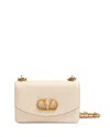 Valentino Leather Vlogo Signature Shoulder Bag In Yellow