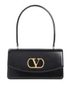 Valentino Vain Bag With Handle In Leather In Black