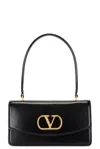 Valentino Vain Bag With Handle In Leather In Black