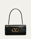 Valentino Vain Bag With Handle In Leather In Black