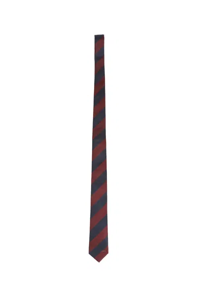 Valentino Garavani Valentie Regimental Silk Tie In Multi