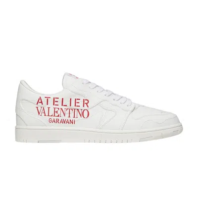 Pre-owned Valentino Garavani Valentino Valentino Atelier 07 Sneaker Low 'white Camo' | Men's Size 41