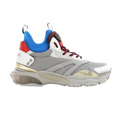 Pre-owned Valentino Garavani Valentino Valentino Bounce 'light Grey Bluette' | Men's Size 42 In Gray