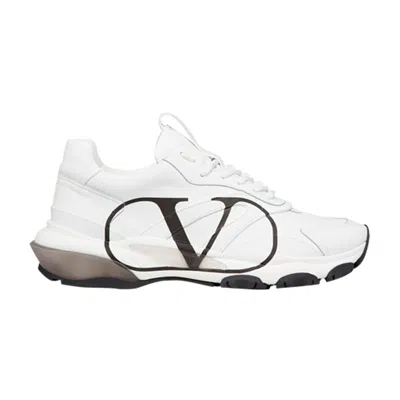 Pre-owned Valentino Garavani Valentino Valentino Bounce 'vlogo - White' | Men's Size 42.5
