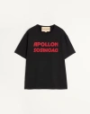 Valentino Apollon Dyonisos Graphic Print T-shirt In Black