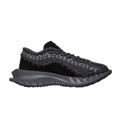Pre-owned Valentino Garavani Valentino Valentino Crochet Sneakers 'black' | Men's Size 44