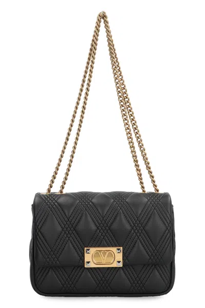 VALENTINO GARAVANI VALENTINO VALENTINO GARAVANI - QUILTIE 67 LEATHER SHOULDER BAG