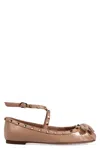 Valentino Rockstud Leather Ballet Flats