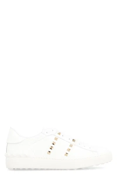 VALENTINO GARAVANI VALENTINO VALENTINO GARAVANI - ROCKSTUD UNTITLED LEATHER SNEAKERS