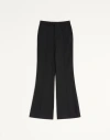 Valentino Nylon Gabardine Trousers In Black