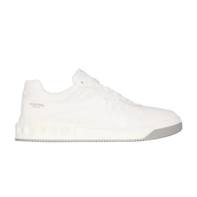 Pre-owned Valentino Garavani Valentino Valentino One Stud Low 'white Grey' 2023 | Men's Size 43