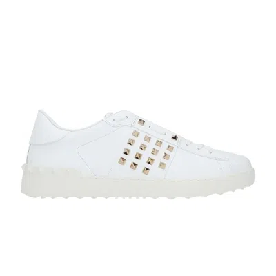 Pre-owned Valentino Garavani Valentino Valentino Rockstud 'untitled - White' | Men's Size 41