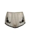 Valentino Silk Lace-detail Shorts