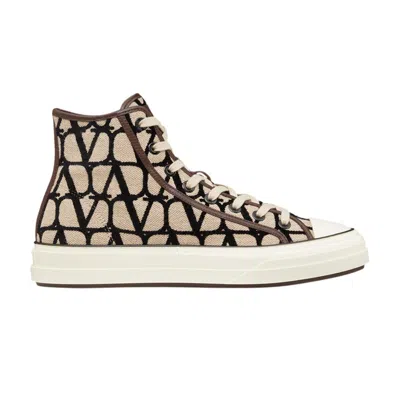 Pre-owned Valentino Garavani Valentino Valentino Toile Iconographe High 'beige' | Brown | Men's Size 43