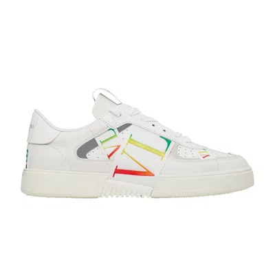 Pre-owned Valentino Garavani Valentino Valentino Vl7n Low 'white Multi-color' | Men's Size 44
