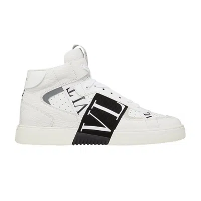 Pre-owned Valentino Garavani Valentino Valentino Vl7n Mid 'white Black' | Men's Size 43