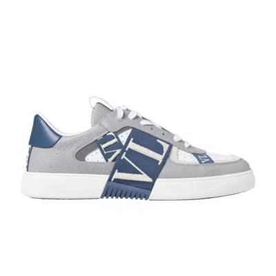 Pre-owned Valentino Garavani Valentino Valentino Vltn Low 'grey Blue' | Men's Size 46