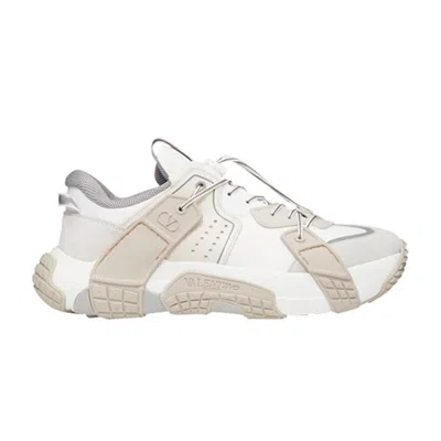 Pre-owned Valentino Garavani Valentino Valentino Vltn Wod 'ice' | Cream | Men's Size 43 In White