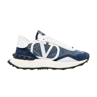Pre-owned Valentino Garavani Valentino Valentino Wmns Lacerunner 'blue Denim' | Women's Size 37