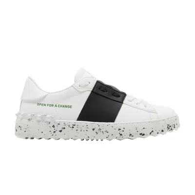 Pre-owned Valentino Garavani Valentino Valentino Wmns Open For A Change Sneaker 'white Black' | Women's Size 36.5