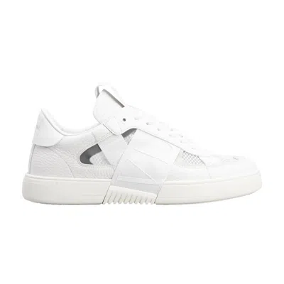 Pre-owned Valentino Garavani Valentino Valentino Wmns Vl7n Low 'triple White' | Women's Size 37